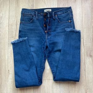 Madewell women jeans. Size 30. High rise skinny.